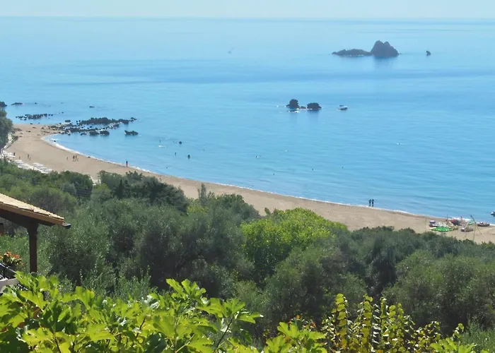 With Swimming Pool And Sea View - Beach, Corfu