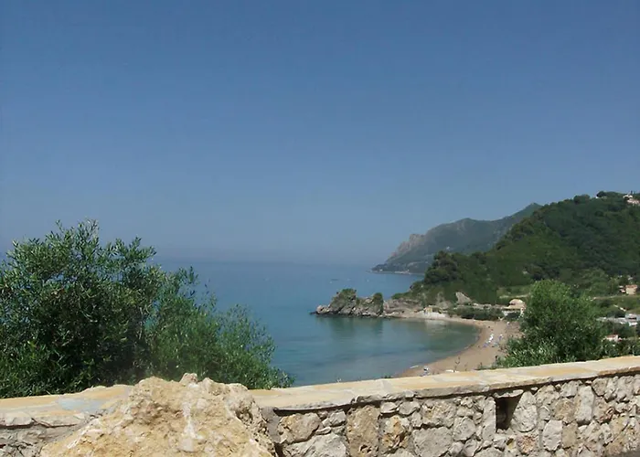 With Swimming Pool And Sea View - Beach, Corfu Appartement